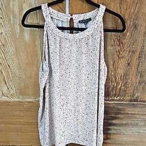 Women's Sleeveless Top - Black and White